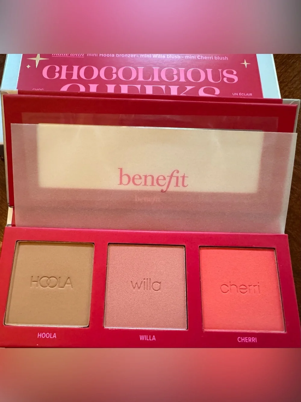 Benefit Blush Palette Chocalicious Cheeks Blush Palette **NIB**